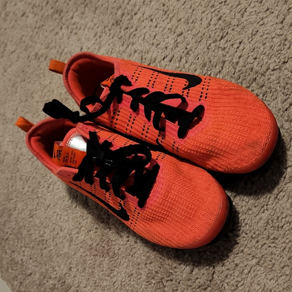 NIKE Air VaporMax Flyknit 3 GS Flash Crimson Red Black 7Y